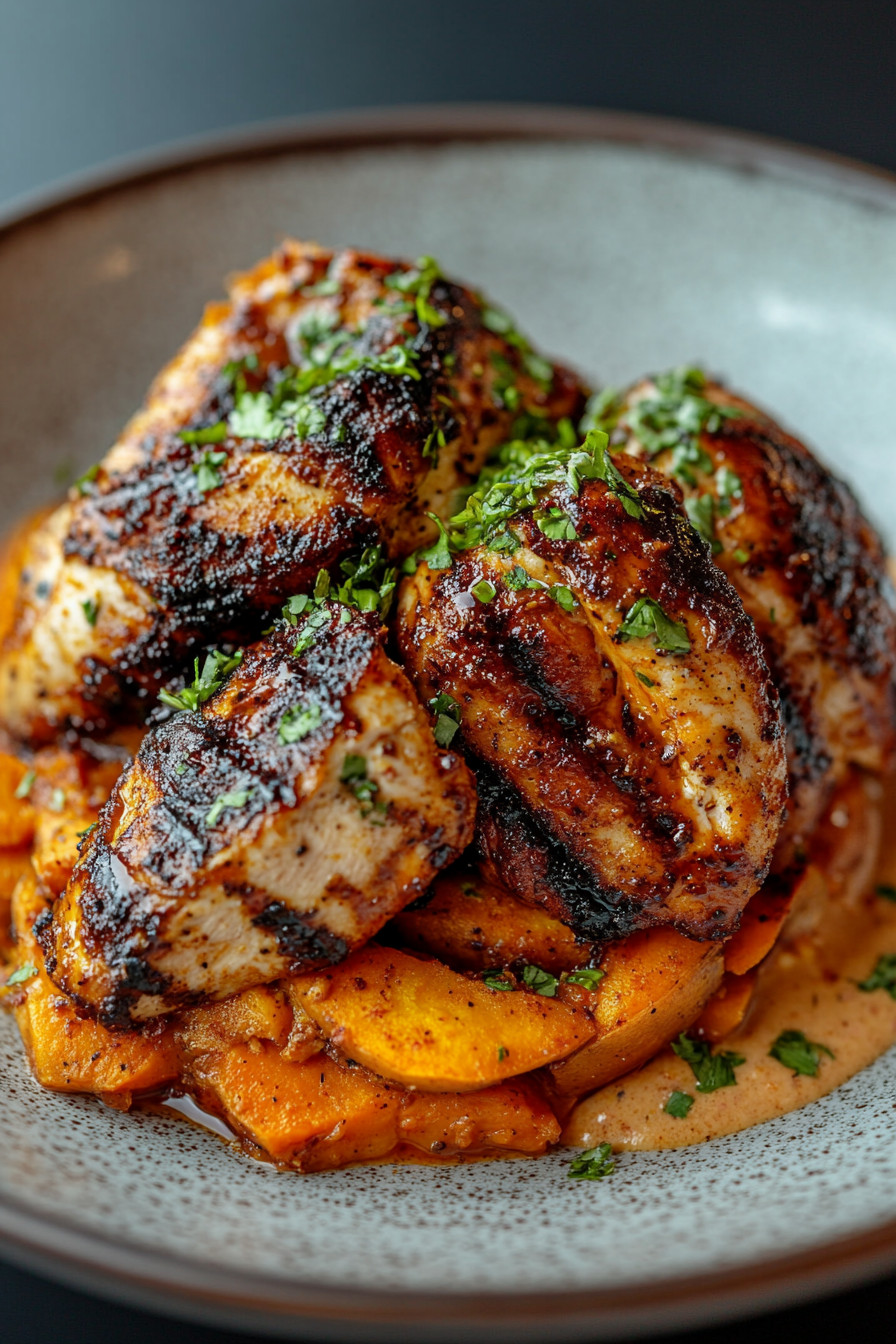 Blackened Chicken & Sweet Potato Bowls