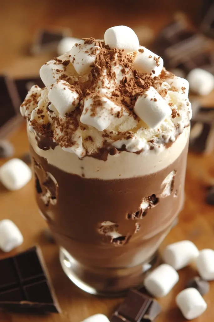 Ultimate 5-Ingredient Chocolate Marshmallow Ice Cream – Creamy & Irresistible!