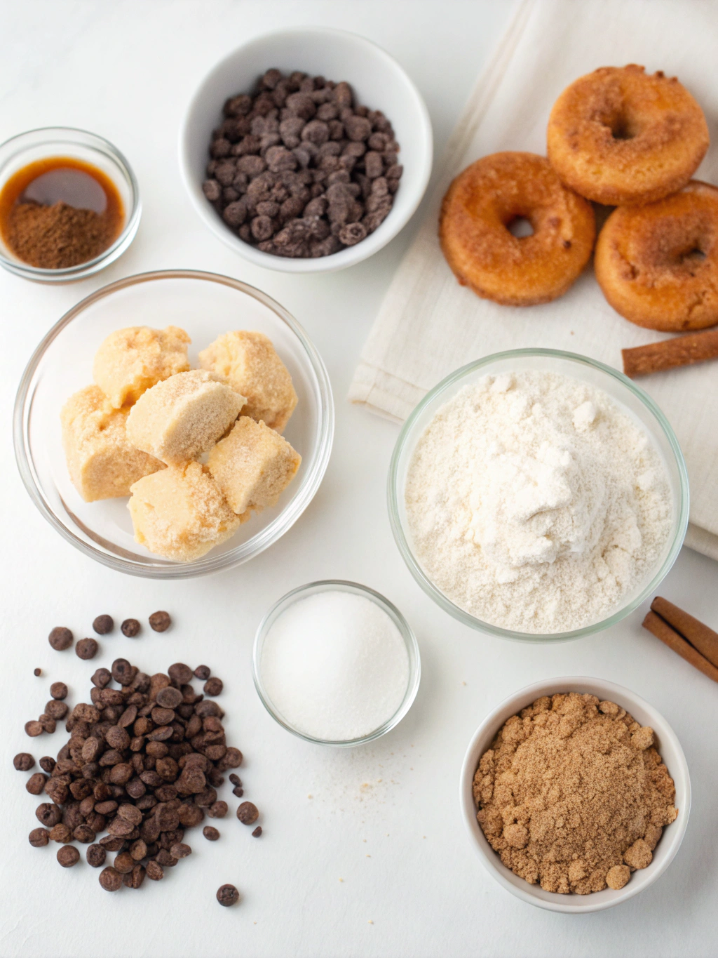 Churro Cheesecake Donut Cookies Ingredients