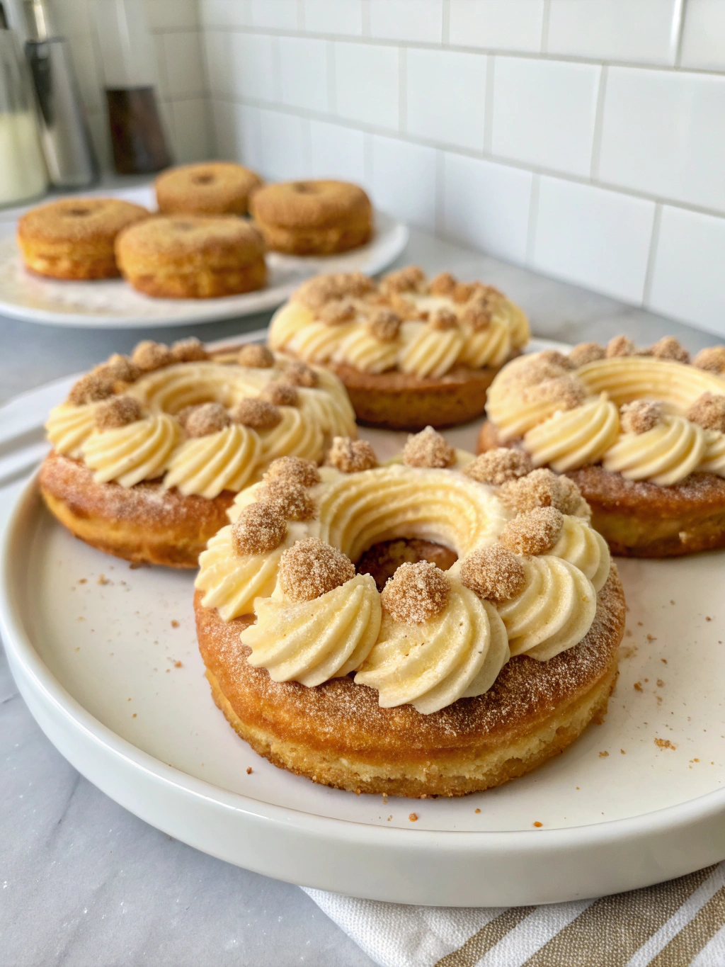 Churro Cheesecake Donut Cookies