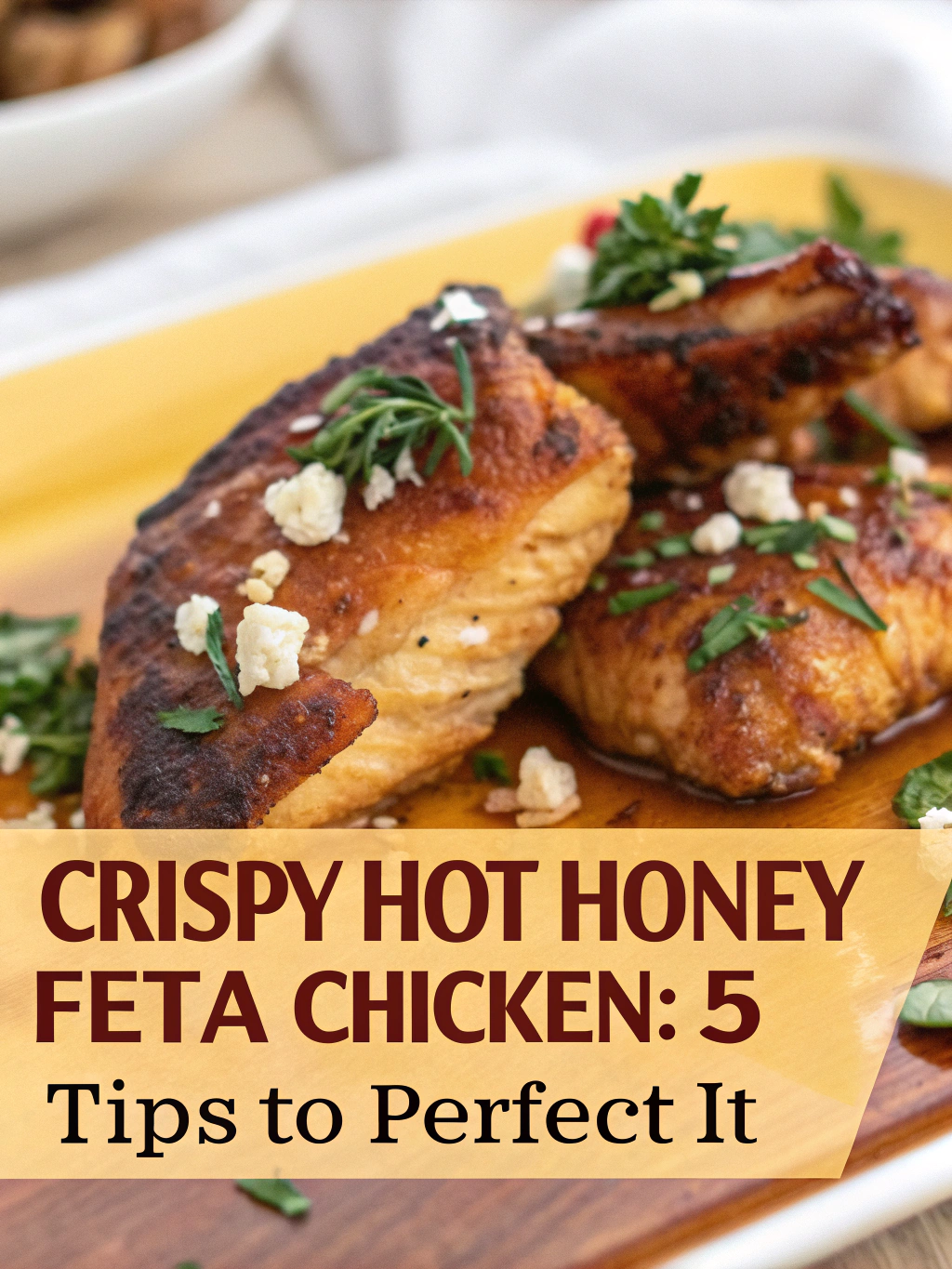 Ingredients for Crispy Hot Honey Feta Chicken