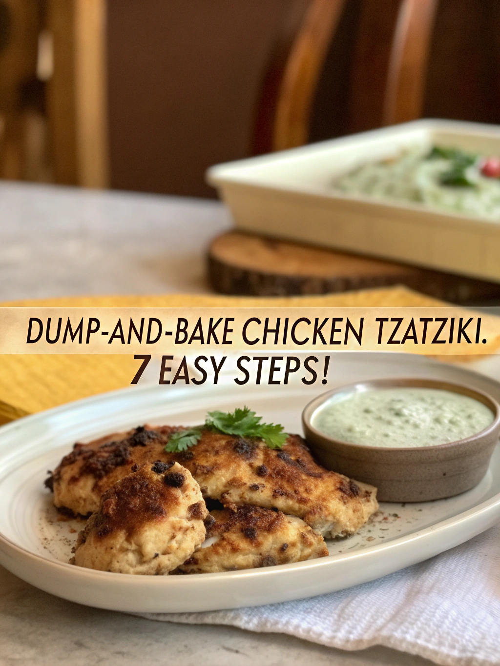 Chicken Tzatziki ingredients