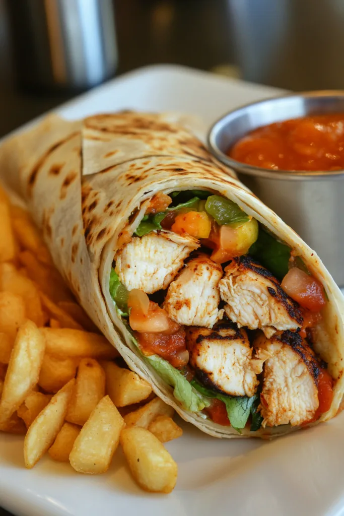 Easy Chipotle Ranch Grilled Chicken Burrito: 3 Steps