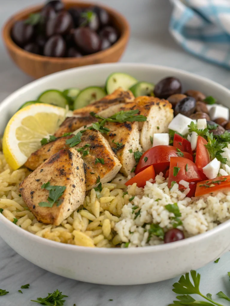 Greek Chicken Bowls