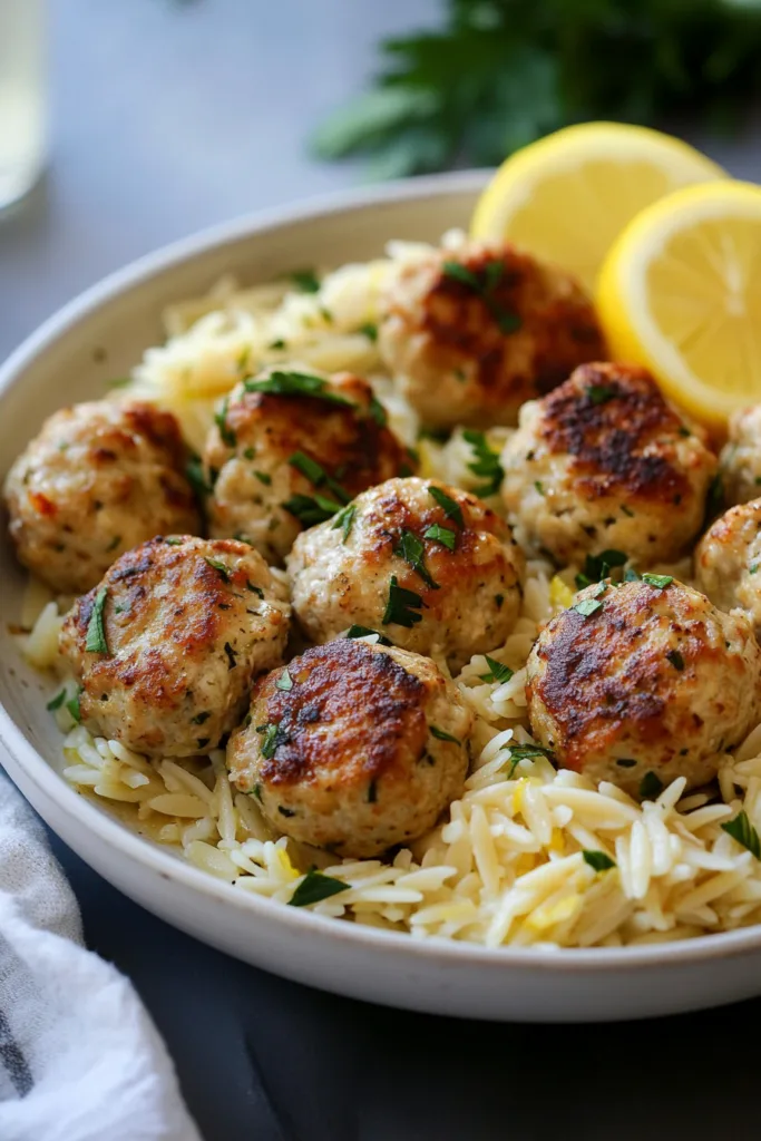 Greek Chicken Meatballs with Lemon Orzo: 5 Tips!