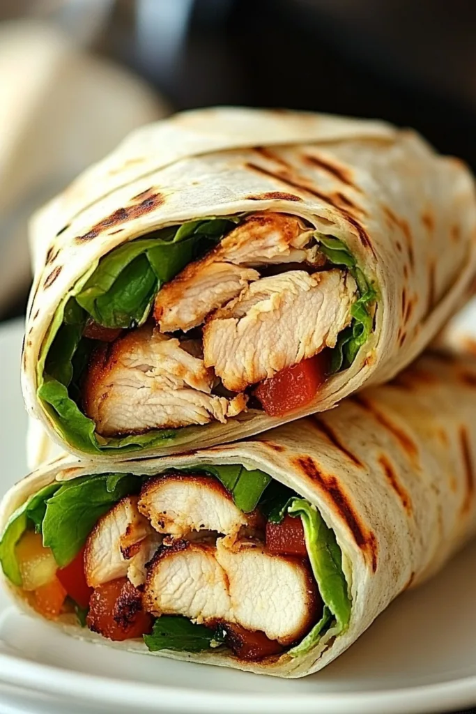 Healthy Grilled Chicken Ranch Wraps: 5 Easy Steps