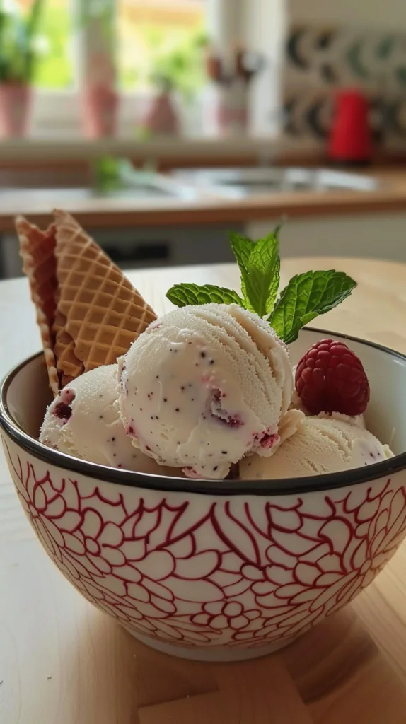 Homemade Ice Cream with Coconut Milk