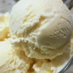 Homemade ice cream from scratch