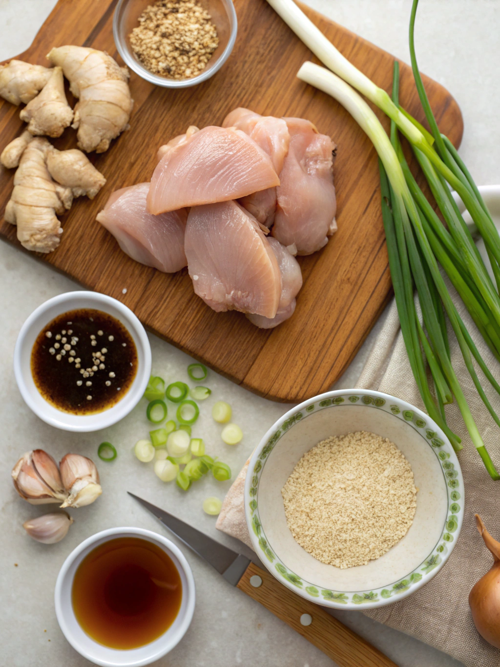 Honey Garlic Chicken Recipe ingredients