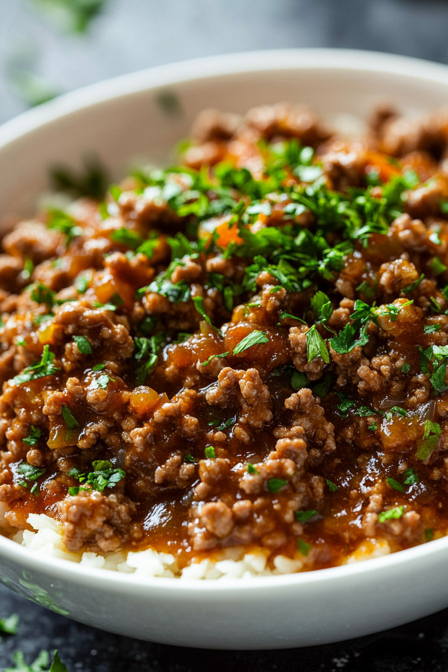 Hot Honey Ground Beef Bowls: 5 Easy Steps!