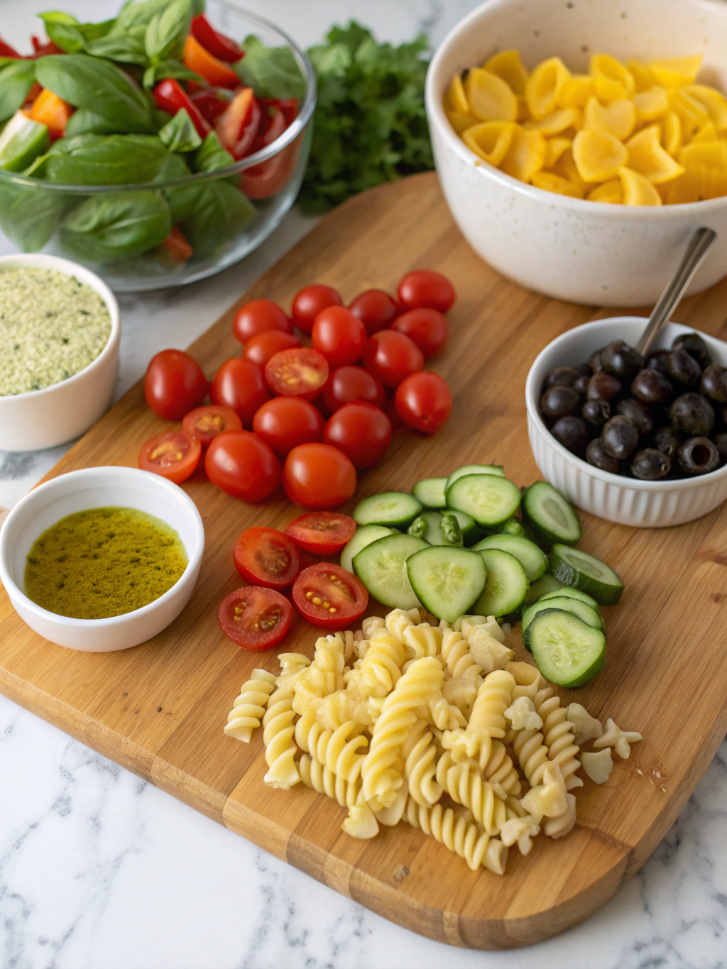 Italian Grinder Pasta Salad Ingredients