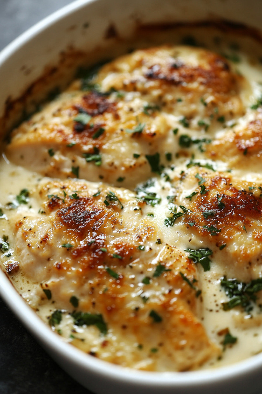 Low Calorie Chicken Alfredo