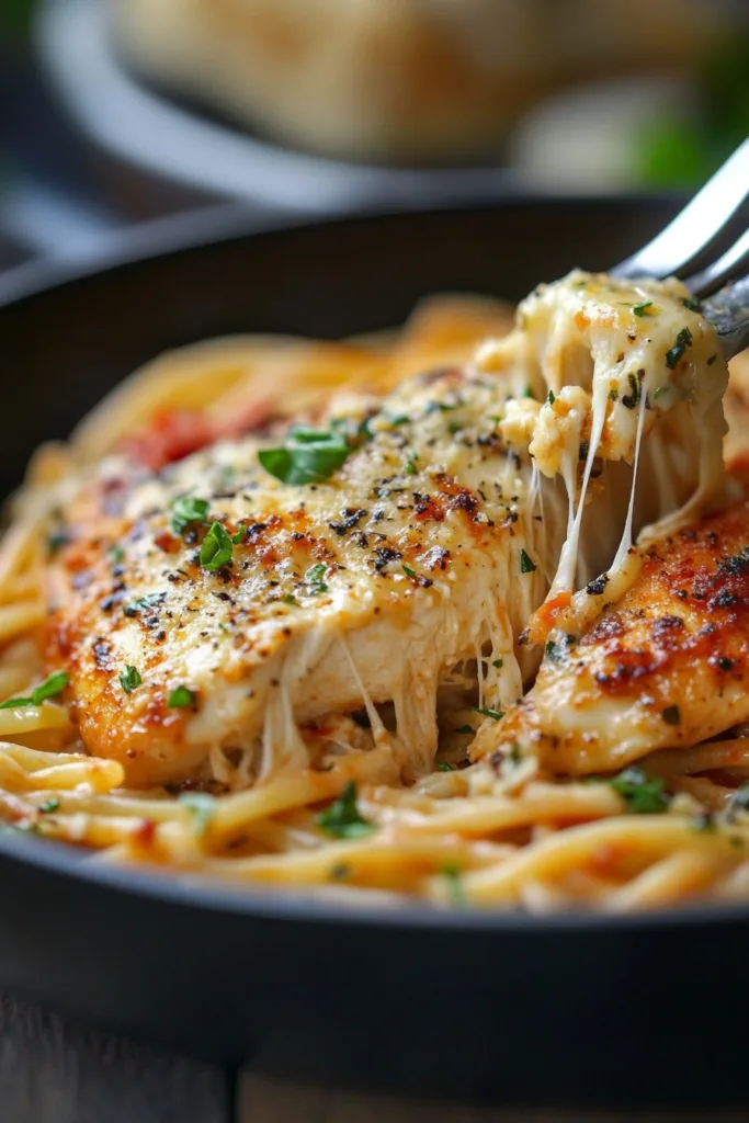 One-Pot Garlic Parmesan Chicken: 3 Easy Steps!
