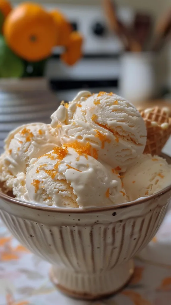 Orange Creamsicle Ice Cream