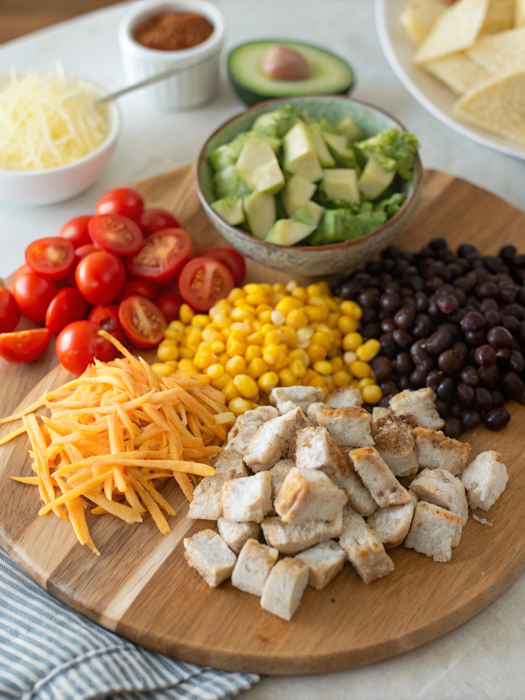 Southwest Chicken Salad ingredients