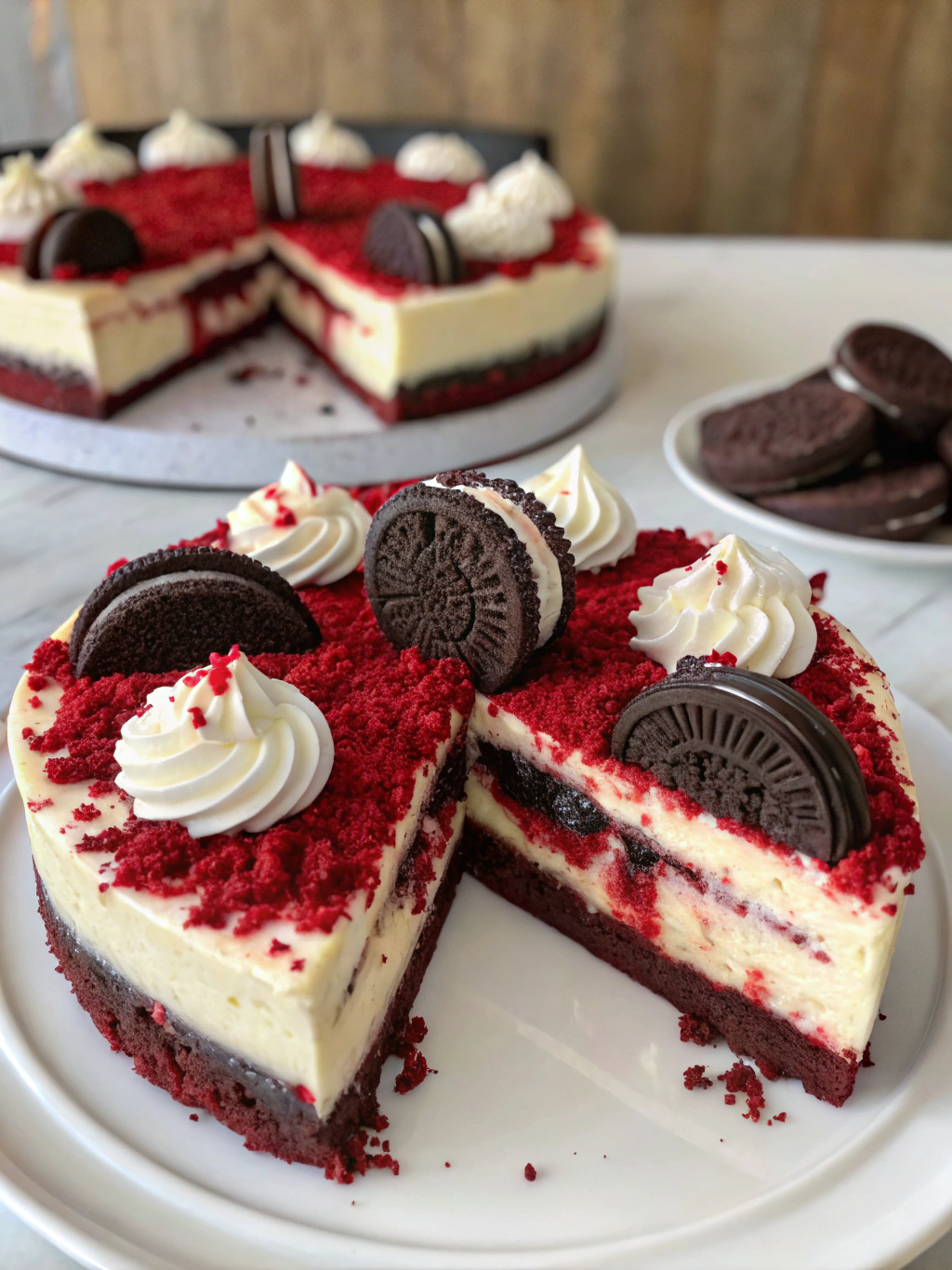 Red Velvet Oreo Cheesecake Recipe