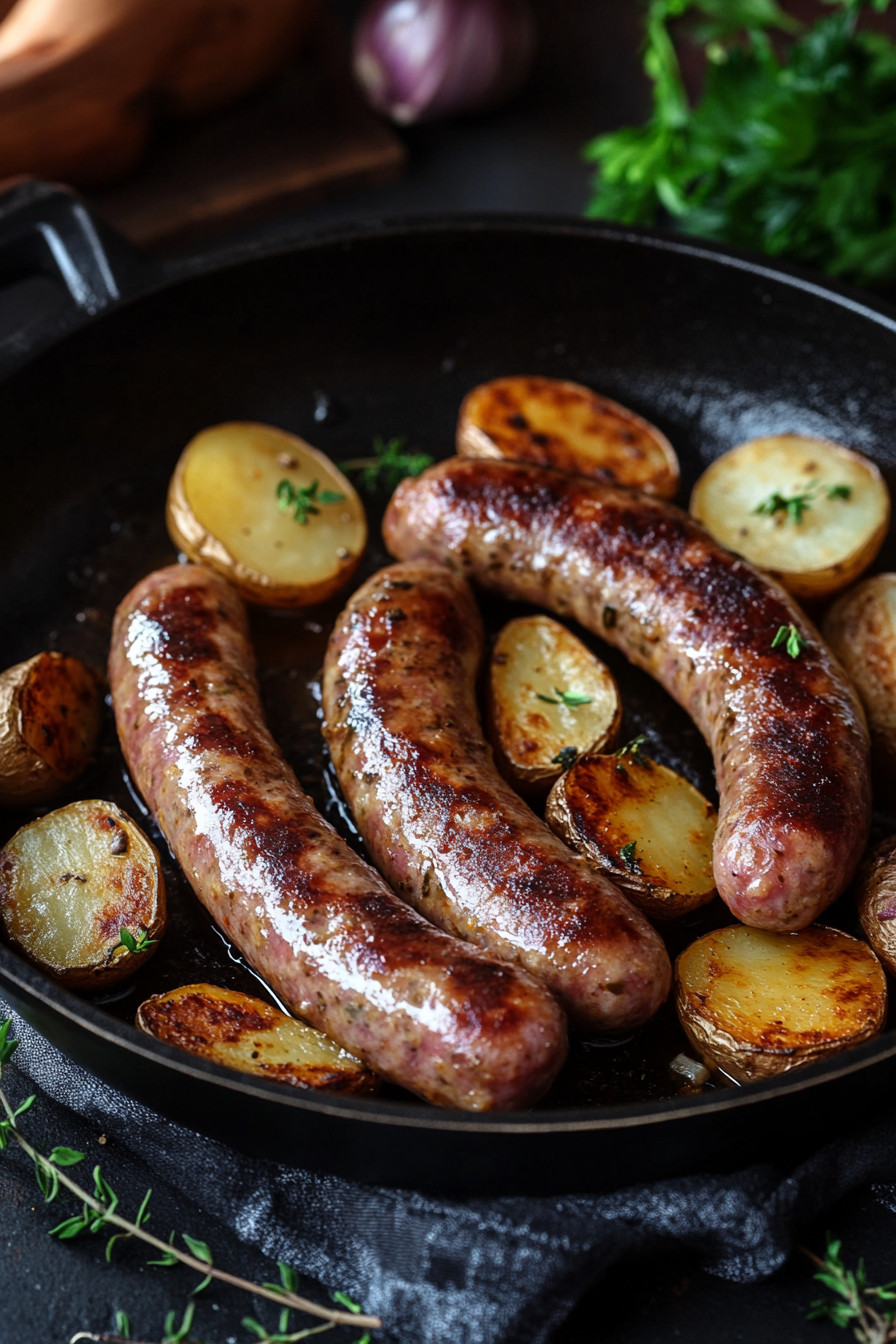 Sausage and Potatoes Skillet: 5 Easy Steps!