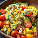 Summer Corn Salad with Avocado