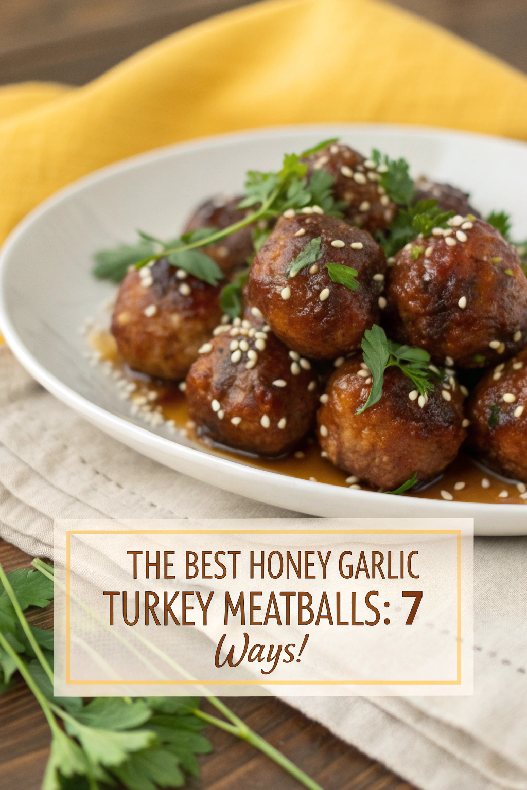 Ingredients for Honey Garlic Turkey Meatballs
