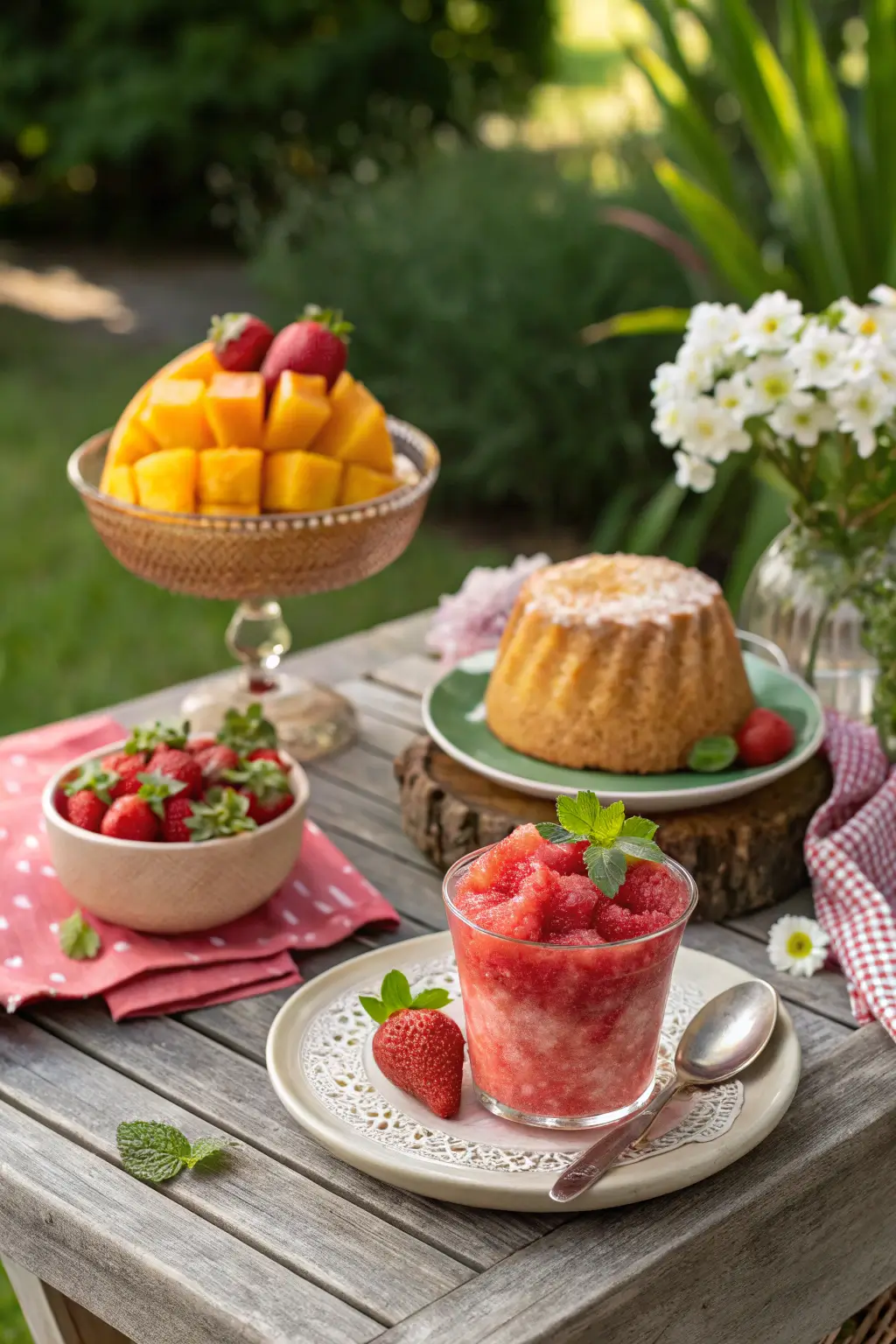 Refreshing summer fruit desserts

