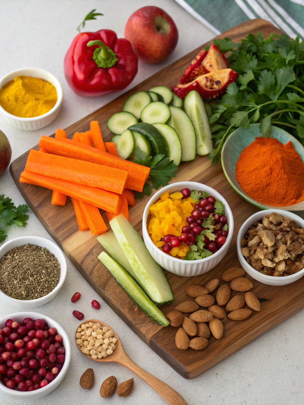 Healthy Indian Snack Ingredients