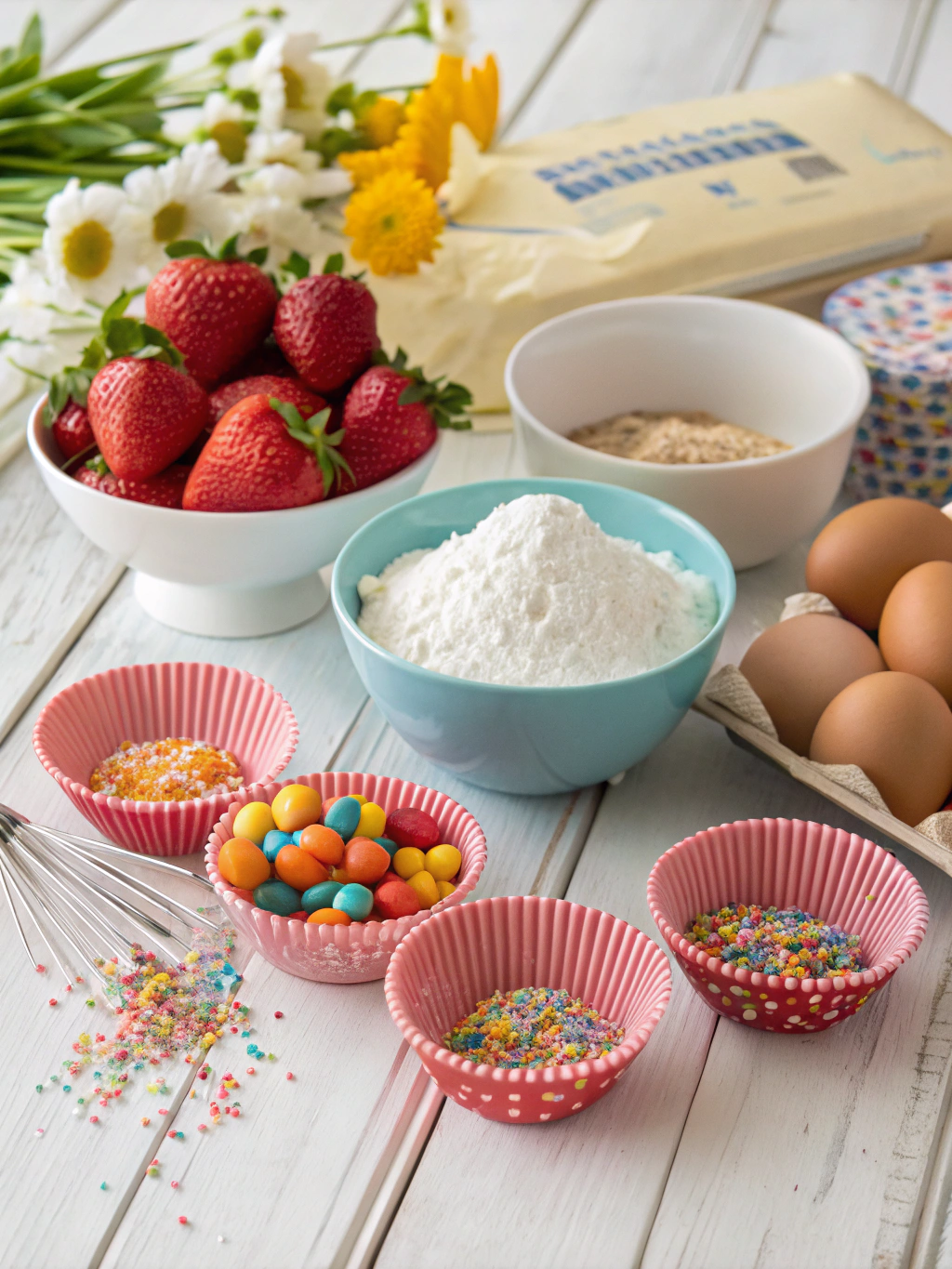 spring cupcakes ingredients