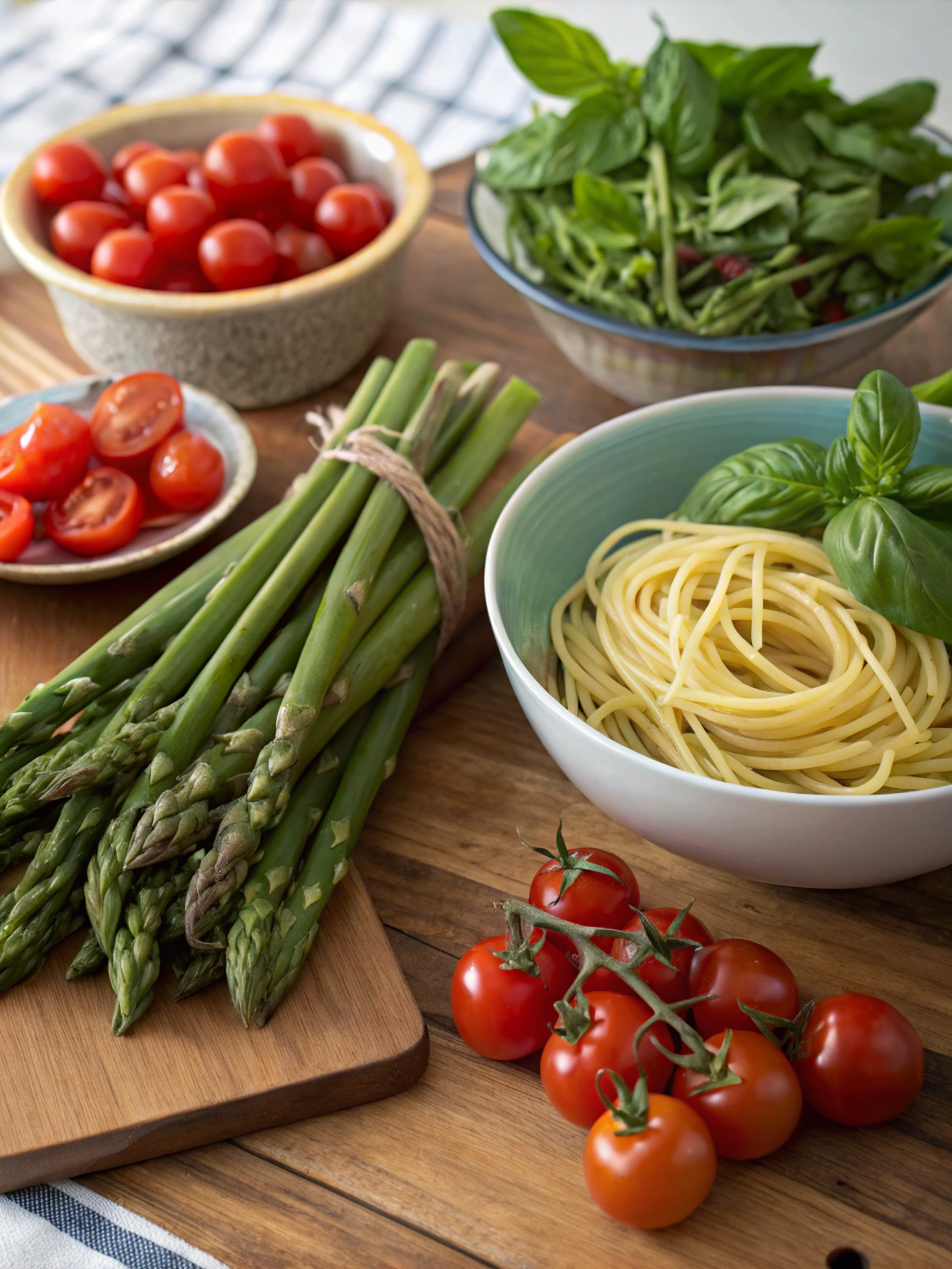 Spring Pasta Ingredients