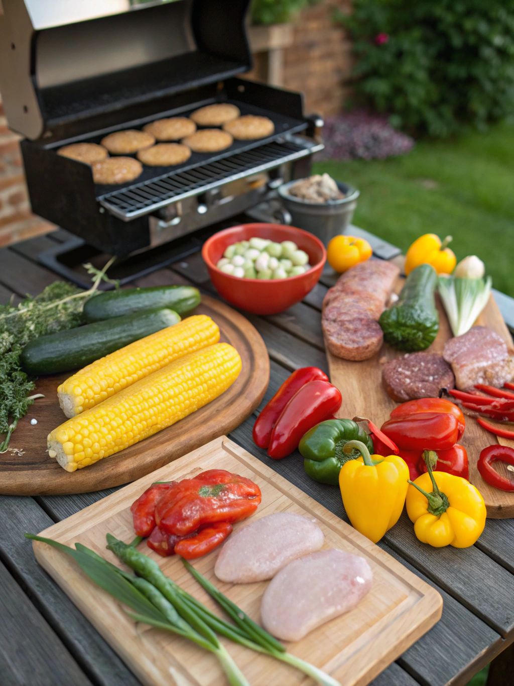 Summer grilling recipe ingredients