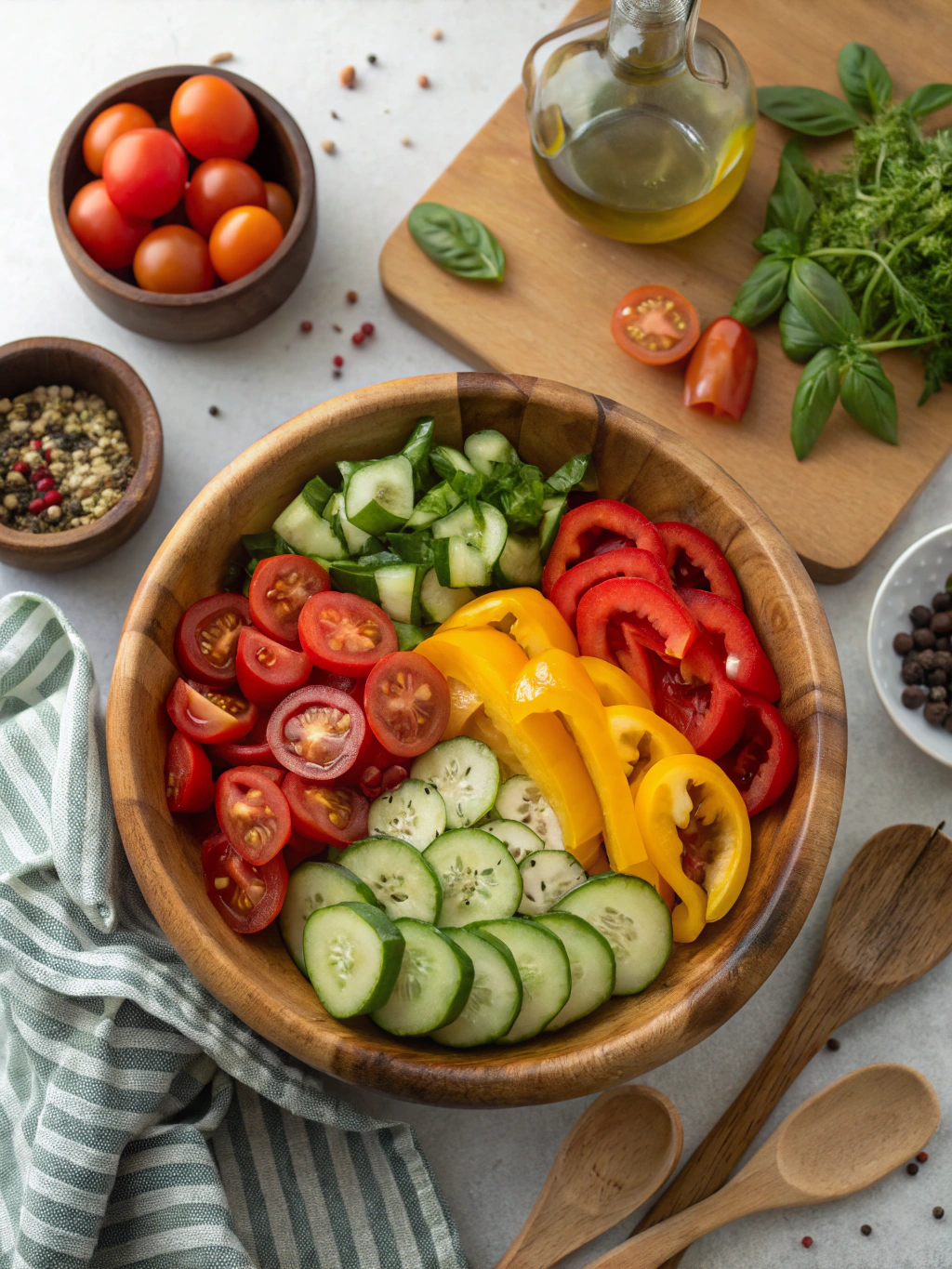 Healthy Summer Salad Ingredients